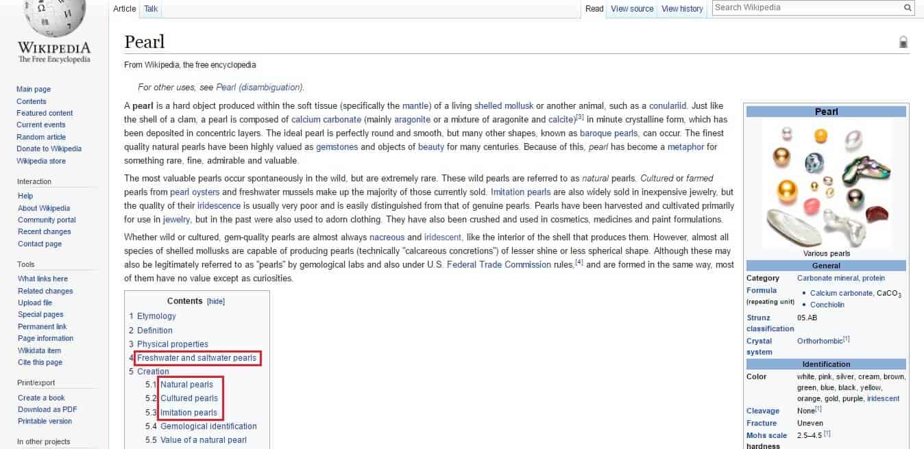 e-commerce SEO checking keywords in wikipedia